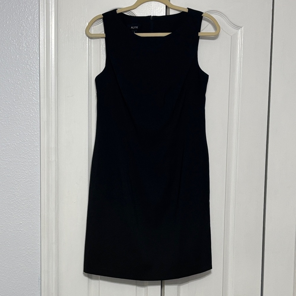 Alyx Black Sleeveless Mini Sheath Dress - Picture 1 of 6